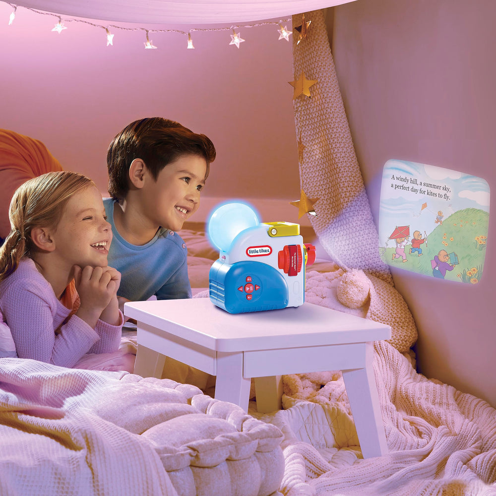 Little Tikes Berenstain Bears nightlight with Brother Bear adds gentle illumination.