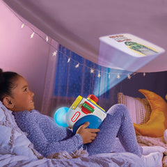 Colorful lights and sound effects enhance storytelling moments