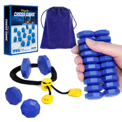 LITTLE YIFINI magnetic chess game stones for portable travel play and quick battles