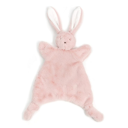 Little Rawr Lovey pink bunny 12-inch cuddle companion for newborns.