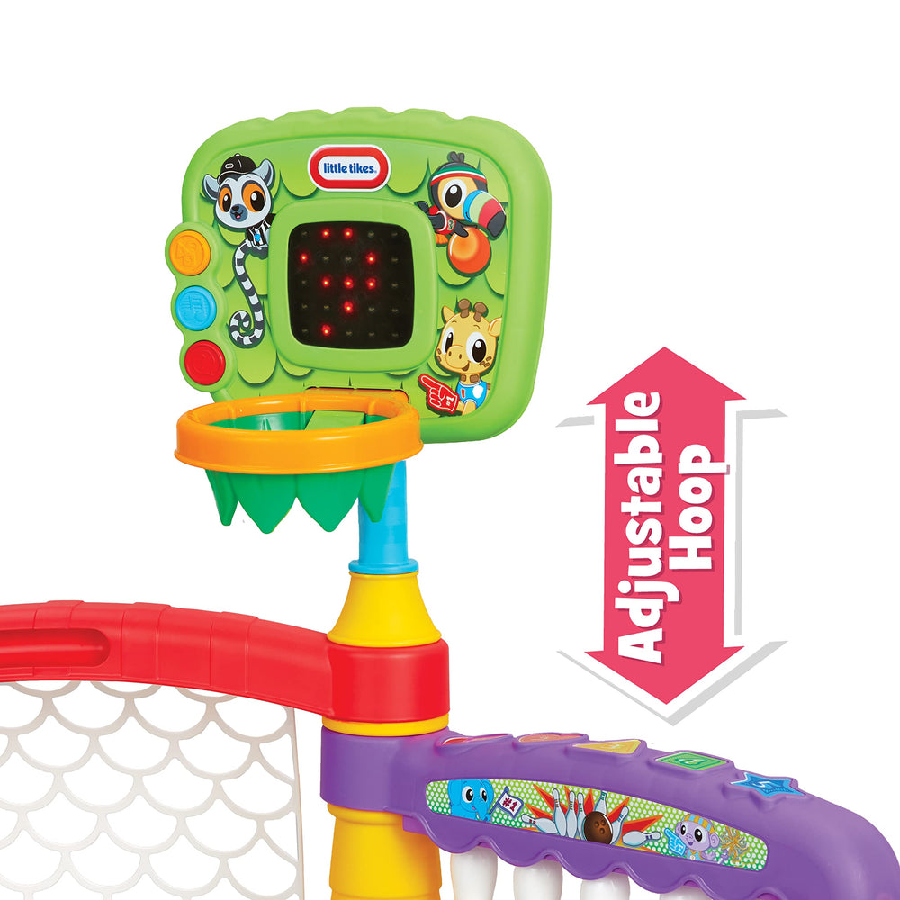 Little Tikes 3-in-1 Sports Zone adjustable hoop grows with your child