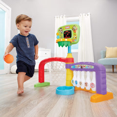Little Tikes 3-in-1 Sports Zone backboard lights up after shots