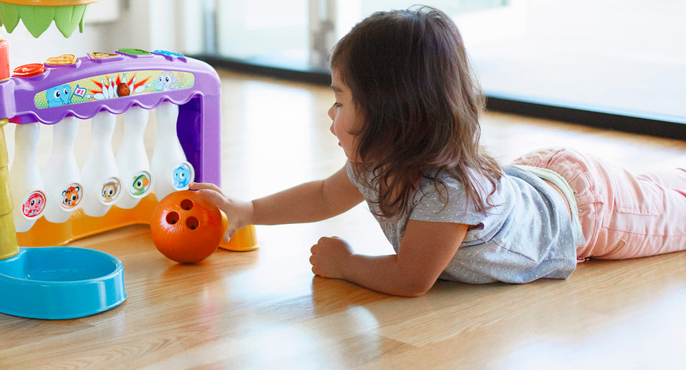 Little Tikes 3-in-1 Sports Zone bowling pins trigger music and sounds