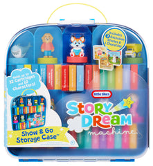 Little Tikes Story Dream Machine storage case keeps characters and cartridges organized for easy travel