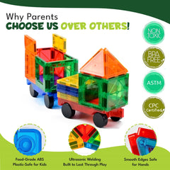 Little Vo premium fabric storage bag keeps tiles organized after play.
