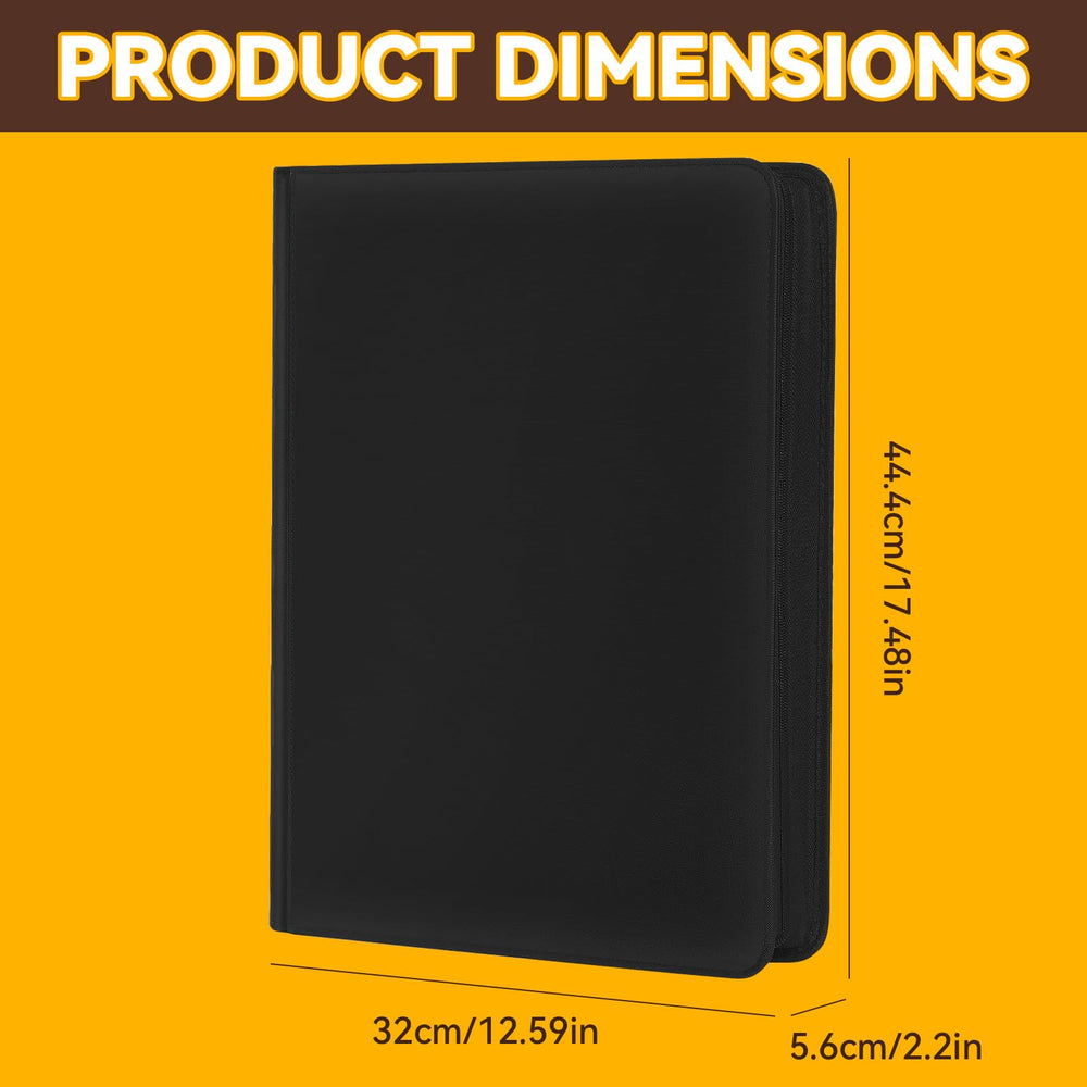 Liucocotos black trading card binder offers durable, travel-ready protection.