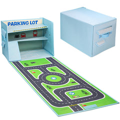 Livememory toy car garage box lid showing integrated storage and lid