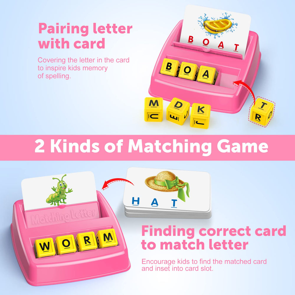 LIWIN LET'S GO! Twelve letter cubes displayed for vocabulary building games