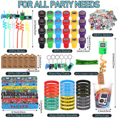 LiYiQ controller-styled straws enhance drinks at video game parties.