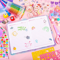 LiYiQ letter stickers for personalizing entries and messages