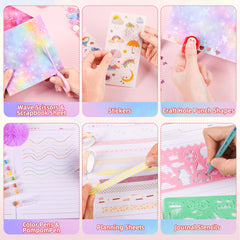 LiYiQ washi tape set adds color and borders to pages