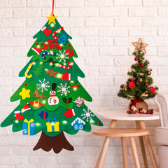 LIYROIUB DIY felt Christmas tree makes a festive family gift