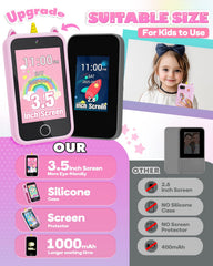 Lizzbey Kids Smart Phone 26 puzzles boost logic and coordination.