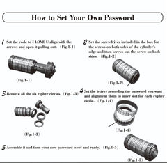 Heavy, durable LJOYKID cryptex bronze is reusable for games, clues, and treasure hunts