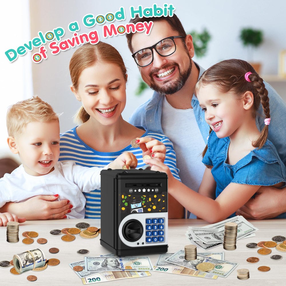 LJZJ Gift-ready piggy bank ideal for birthdays and holidays