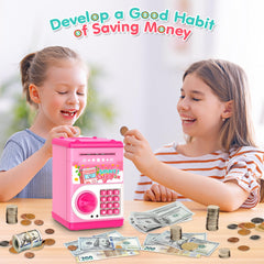 LJZJ real money saving box for practical money management by kids.