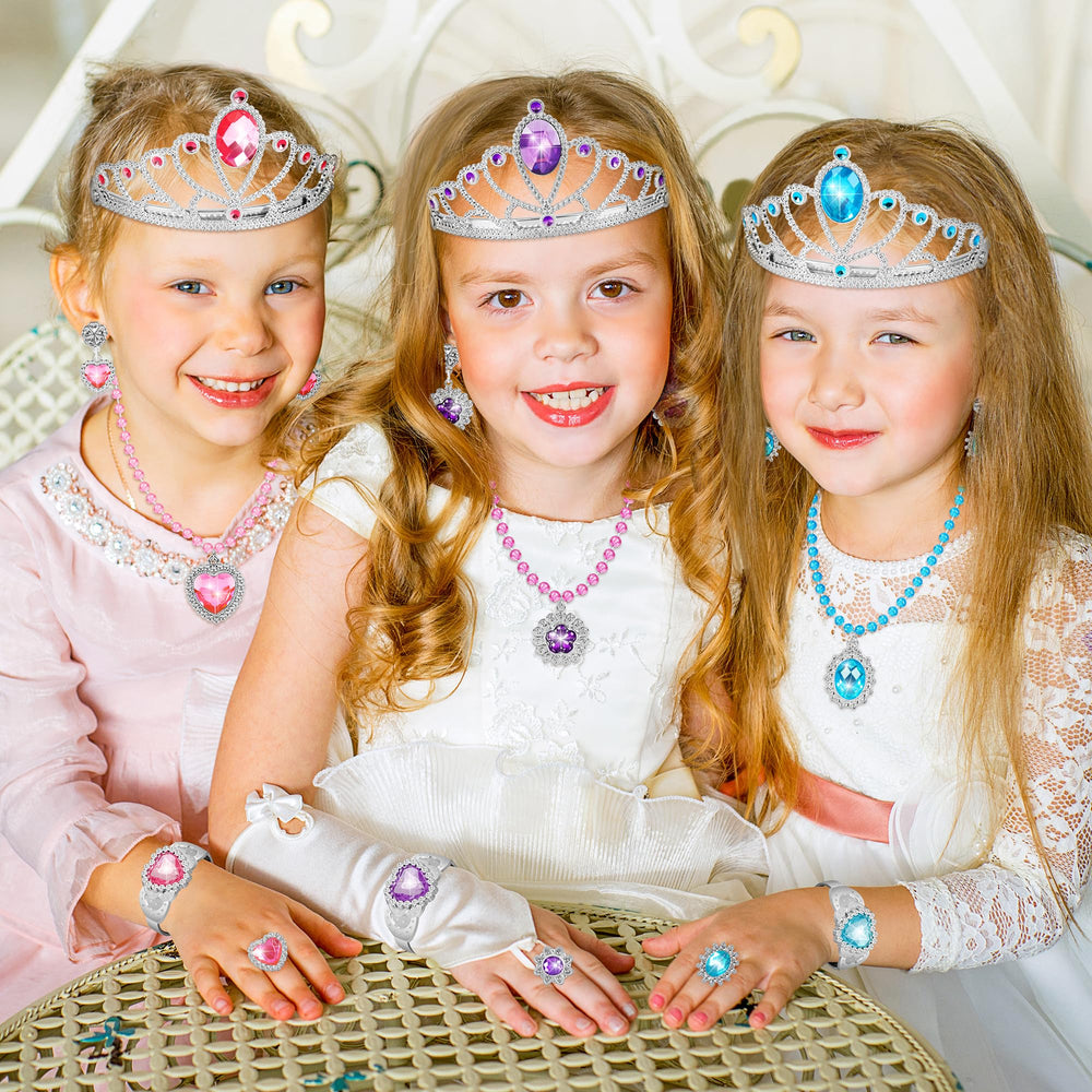 LJZJ dress-up accessories display helps kids mix and match outfits easily.