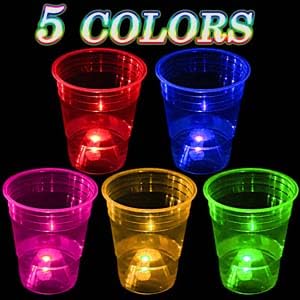 LLKMDSS indoor-outdoor glow cups for versatile events.
