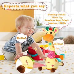 LLUKEME giraffe repeats speech and sings during play