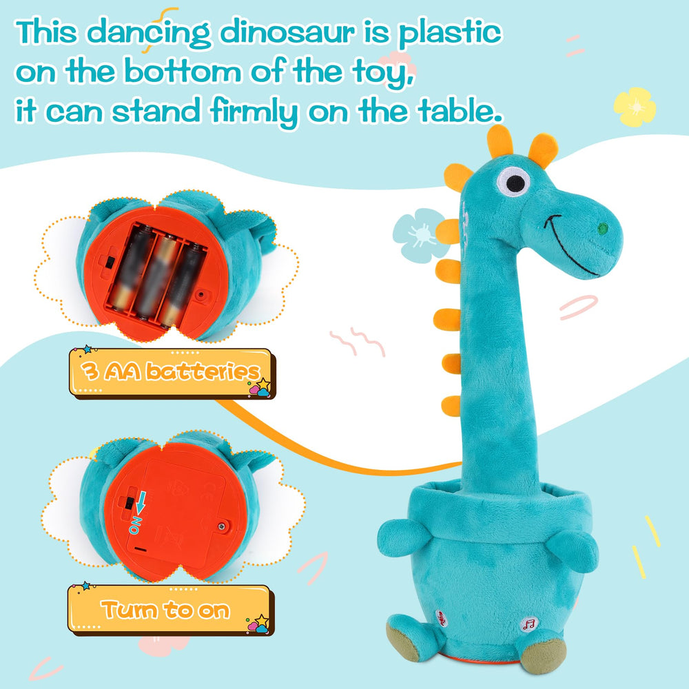 LLUKEME giraffe toy records your message and plays it back for a personalized moment.