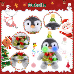 LLUKEME penguin imitates voices to spark conversation and rhythm in children.