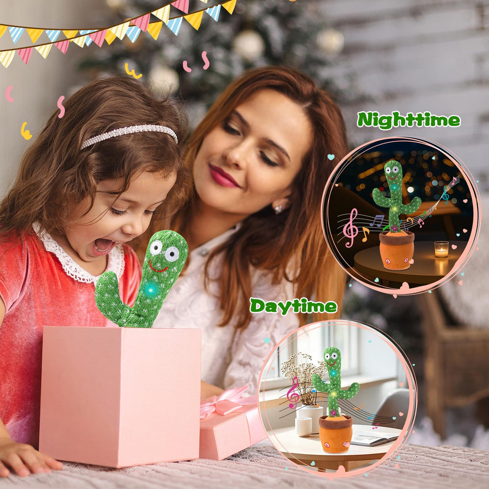 LLUKEME Cactus toy as a versatile gift for kids and families.