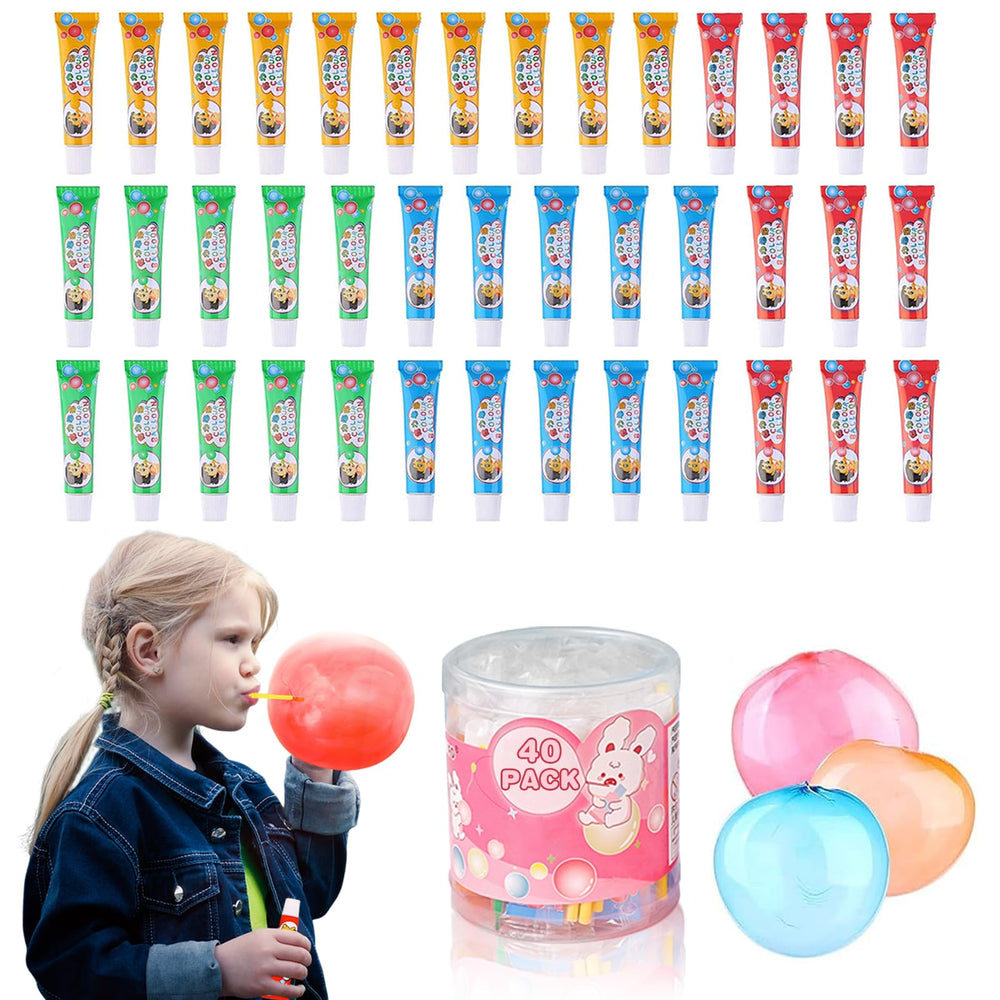 LM.XDBQ 40pcs bubbles tubes for colorful play sessions