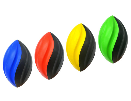 LMC Products 7-inch foam football in red, easy-grip for kids' outdoor play.