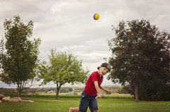 LMC Products soft foam football with easy grip ideal for kids.
