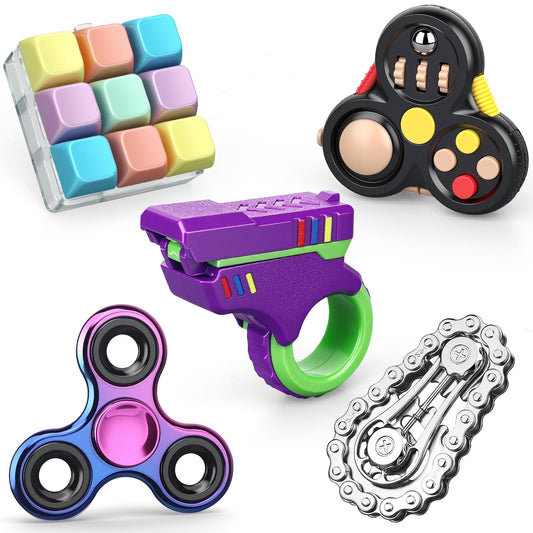 LNCOJOLM fidget slider gun top panel offering smooth tactile sliding for stress relief.