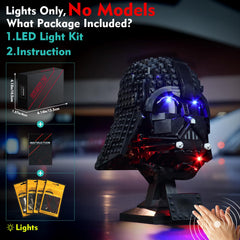 LocoLee helmet light kit installation bags for guide steps