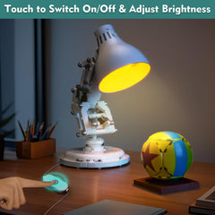 LocoLee brightness dial close-up showing quick tap-to-brighten control.
