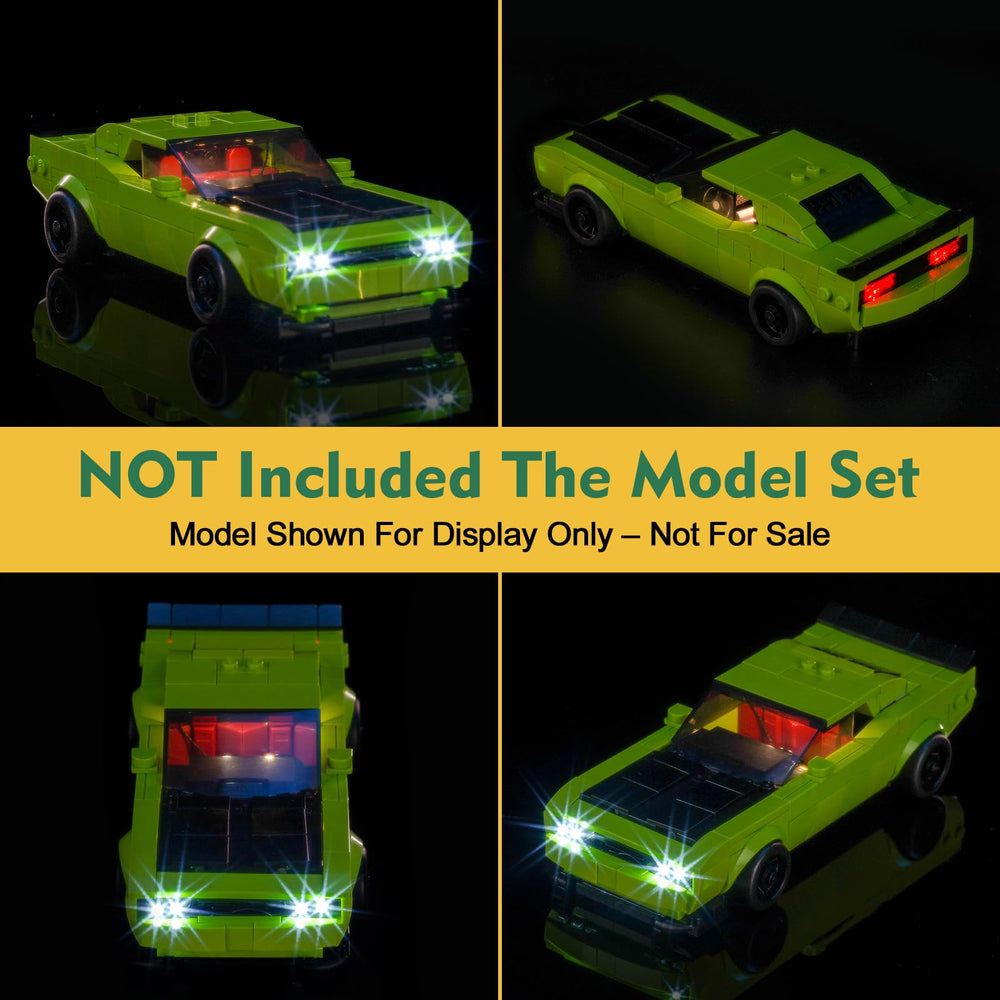 LocoLee USB-powered light kit for LEGO 77237 brighter output