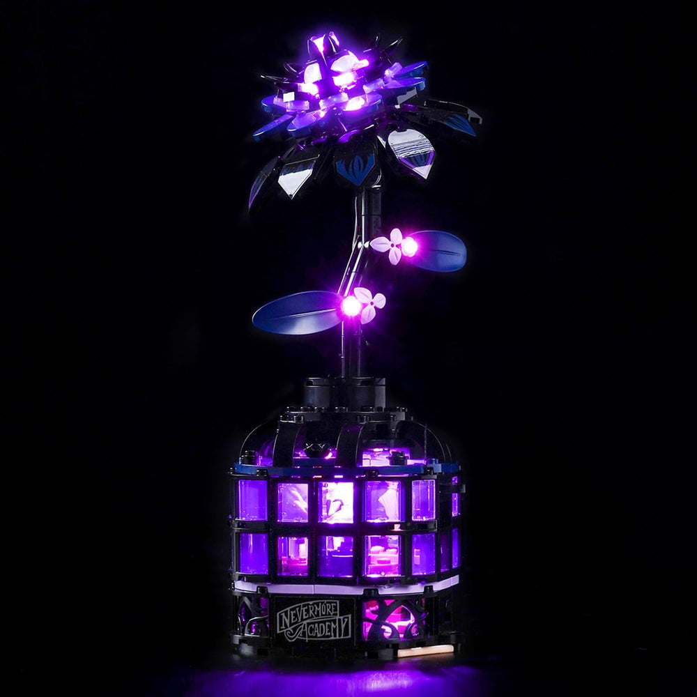 LocoLee purple light kit offers a customizable ambiance for Lego collections