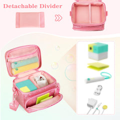 LoDrid carrying case detachable divider keeps accessories neatly separated