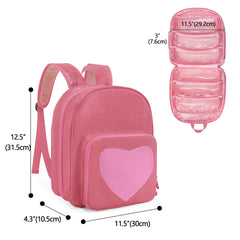 Lightweight design with a carrying handle for travel and display.