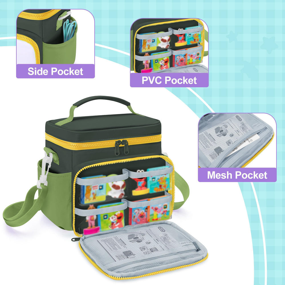 LoDrid padded interior cushions the projector and accessories on the go