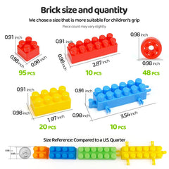 LOGBAY rounded-edge blocks offer safe, comfy handling.