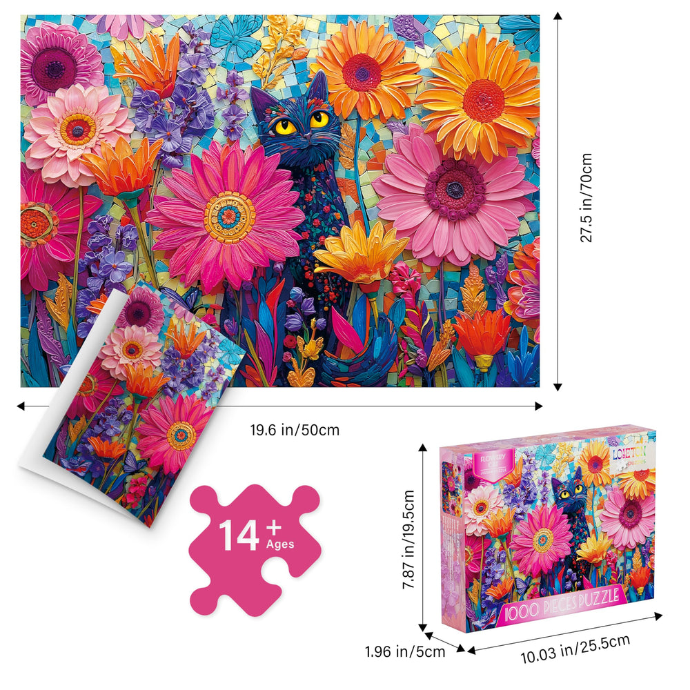LOJETON Matte finish reduces glare for comfortable puzzle sessions.