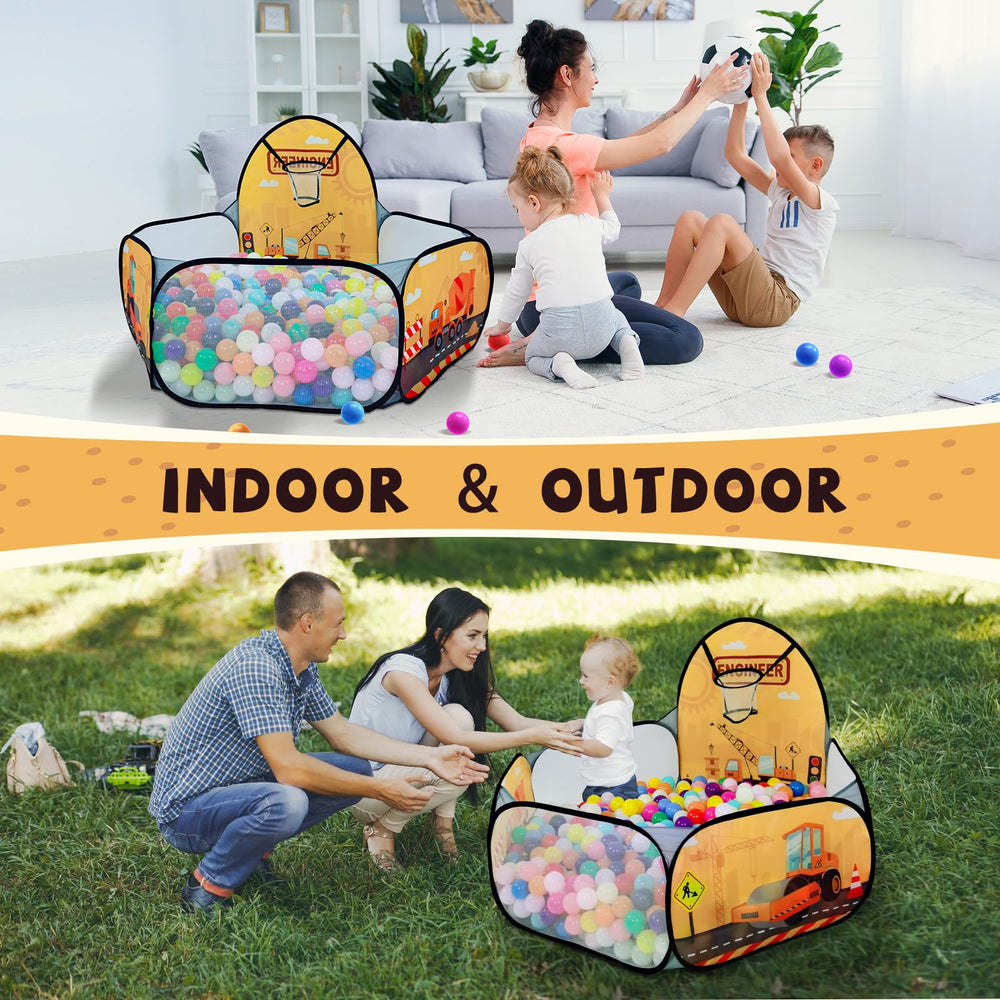 LOJETON transparent net design adds bright color visibility and safety.