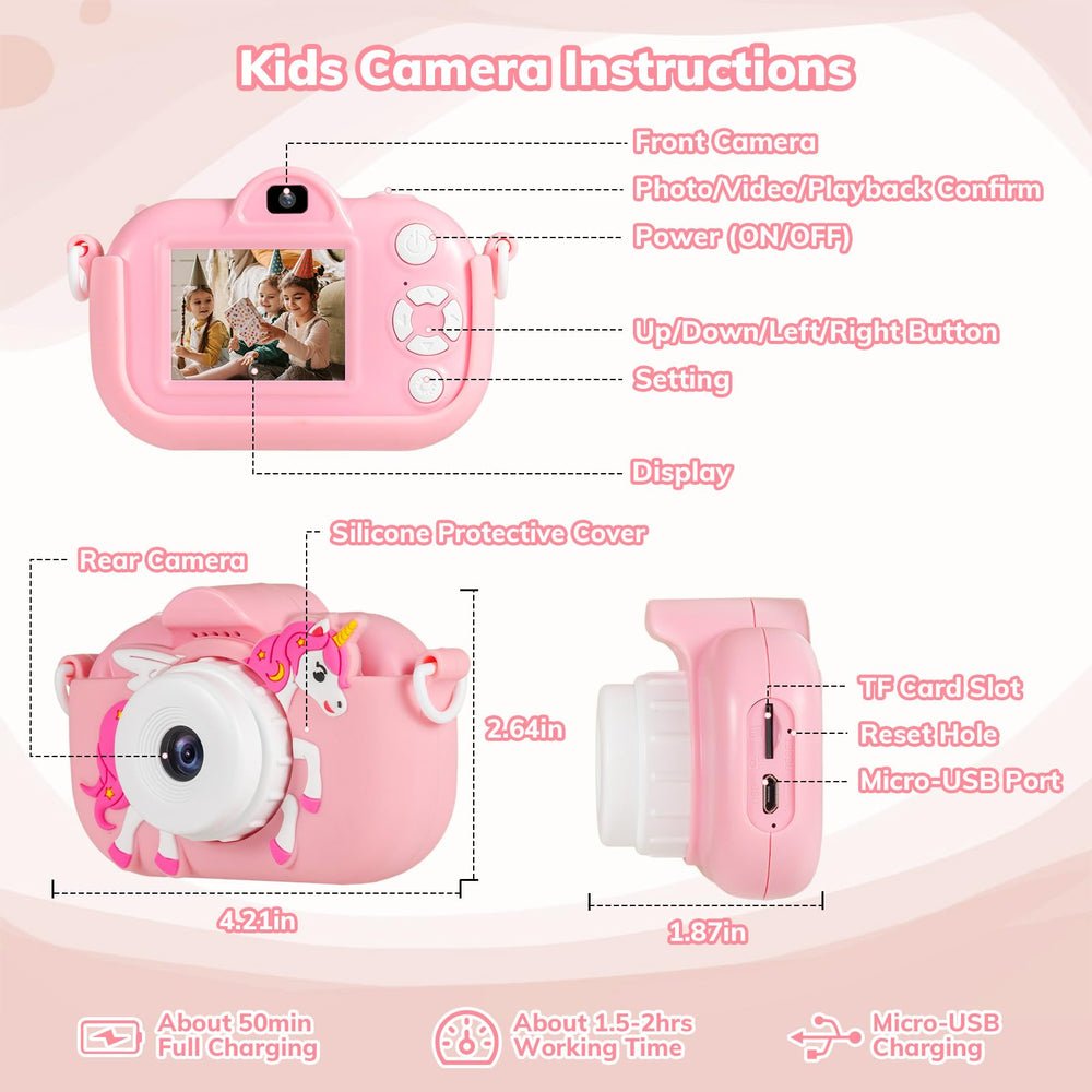 Lokiqua kids camera in branded gift box ready for gifting