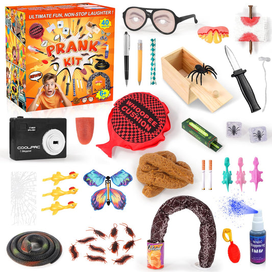Lokuc Pranks Kit features a fake bug for playful surprises and family fun.
