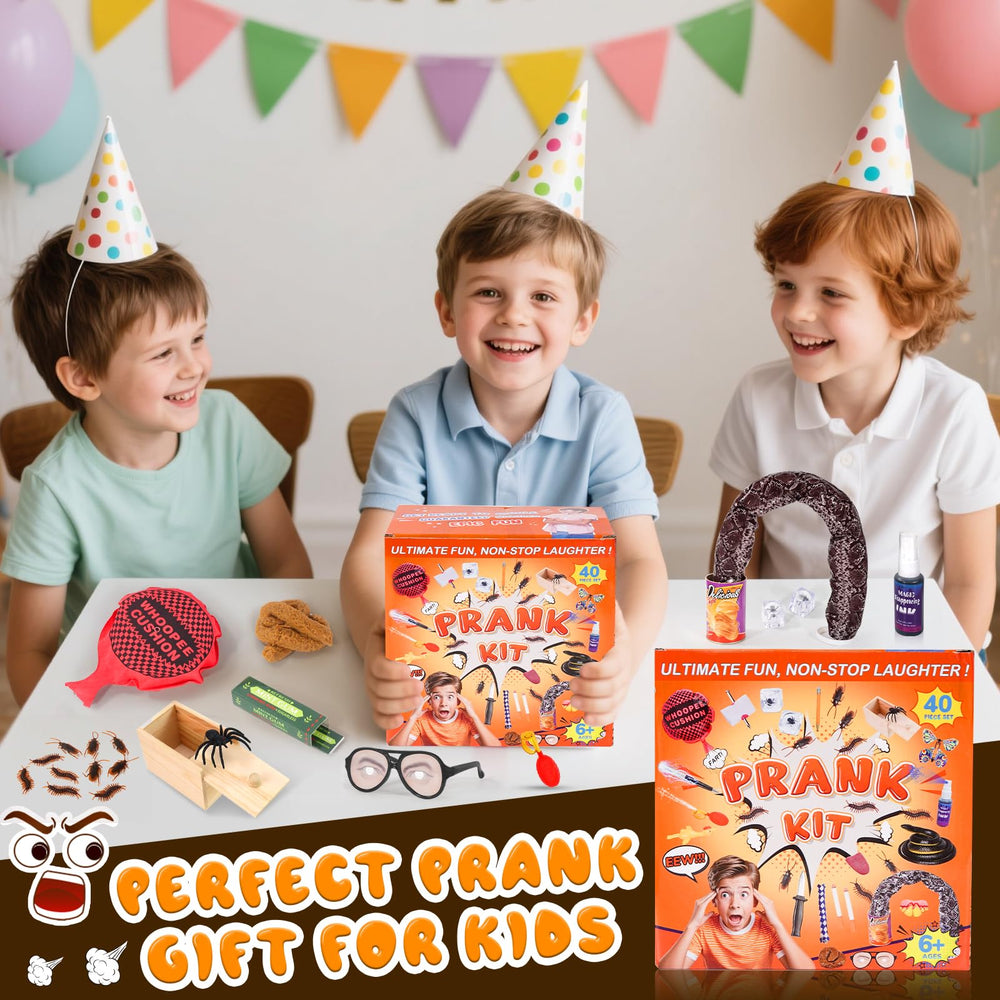 Lokuc Pranks Kit supports safe family play with durable props.