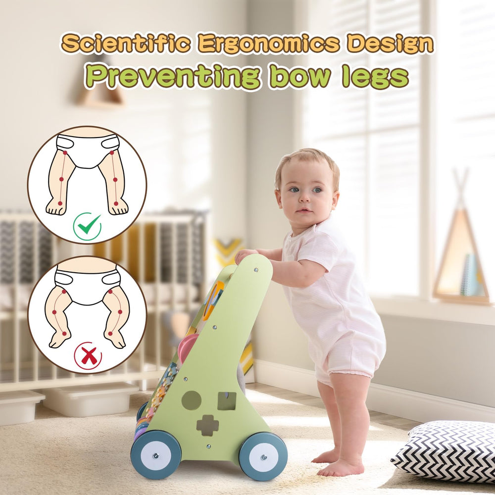 LOL-FUN walker with mirror and xylophone for sensory exploration