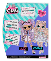 L.O.L. Surprise Ace fashion doll stand included for posing and display.