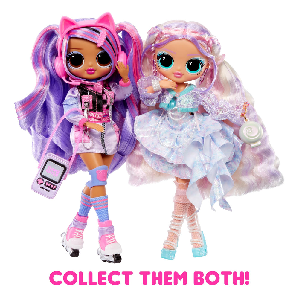 Ace fashion doll with purse and knee pads for on-the-go looks.