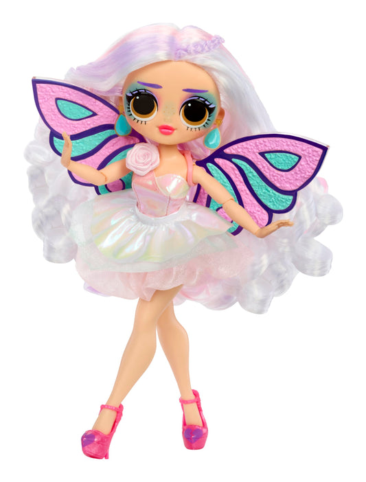 L.O.L. Surprise! OMG Eye Spy Fairy doll reveal with interactive clues for curious kids.