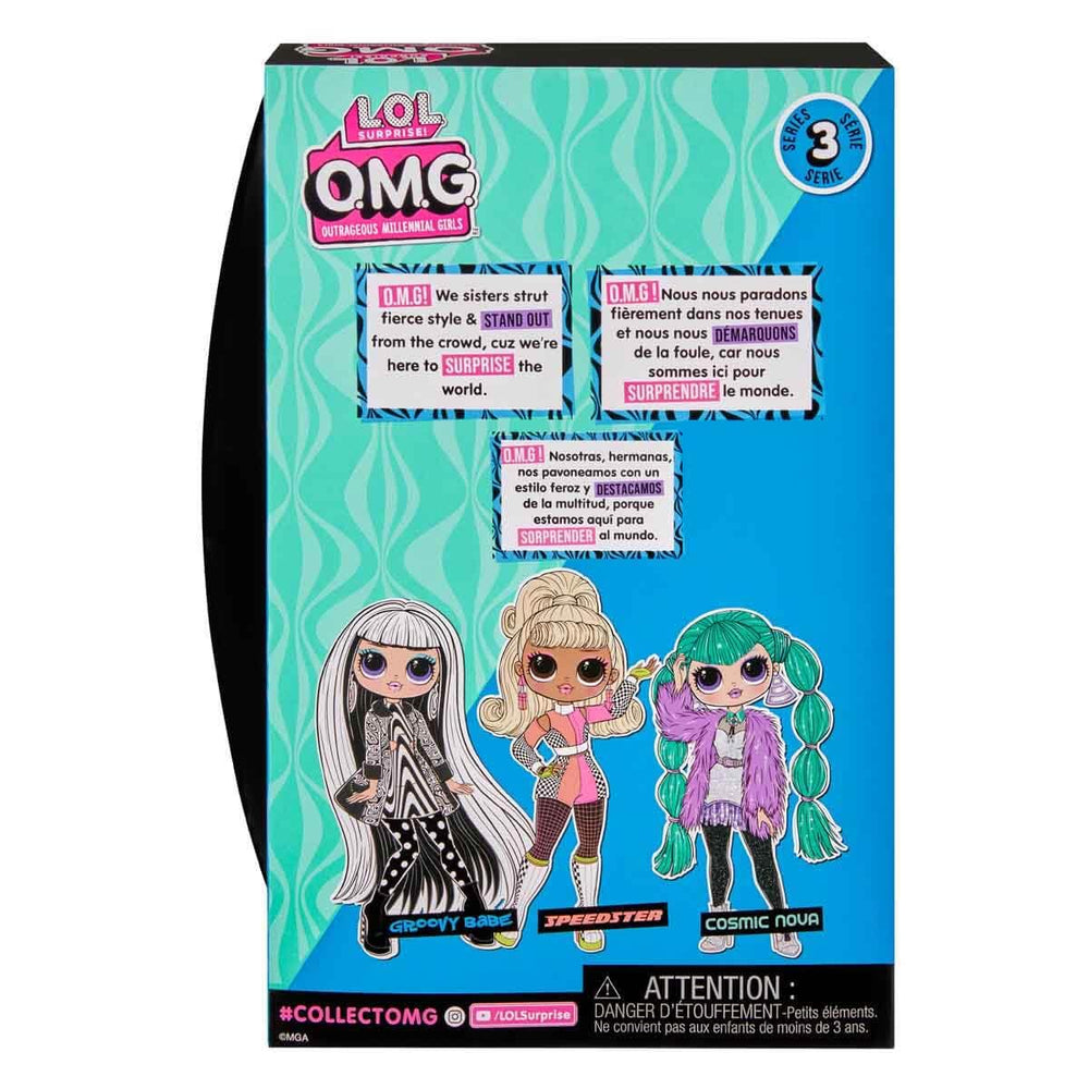 Collect all three re-released dolls for varied Groovy Babe adventures.