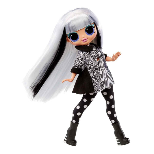 L.O.L. Surprise! O.M.G. Groovy Babe fashion doll posed for imaginative play.