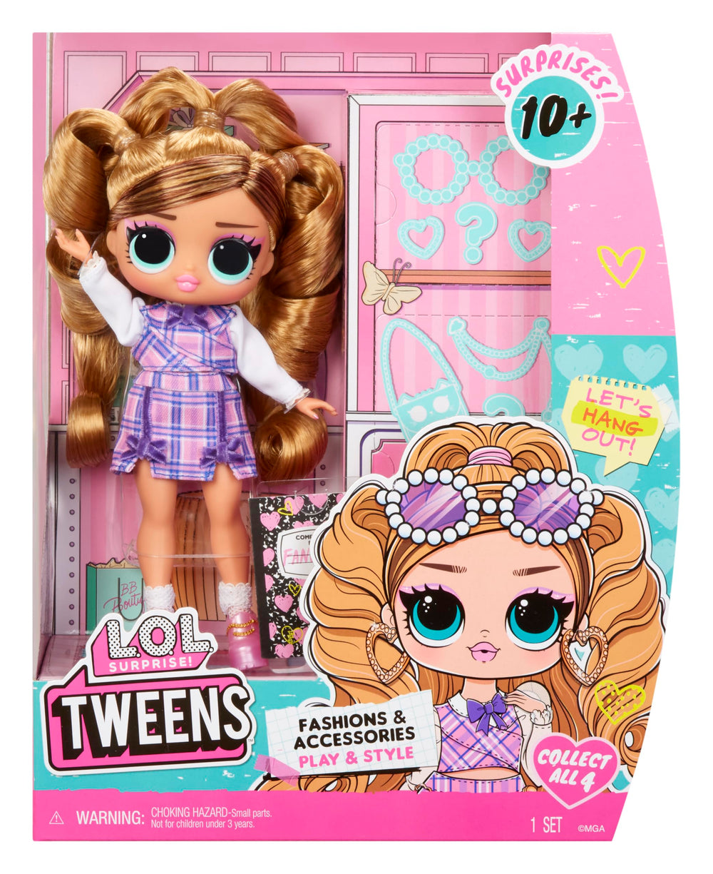 LOL Surprise Tweens Fancy Gurl doll in pose with vibrant fashion, ideal for imaginative play